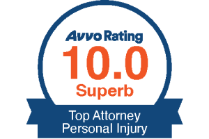 Avvo Rating 10 - Top Attorney Personal Injury